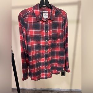 American Eagle Amm-mazingly Soft Women’s Flannel Red Size M